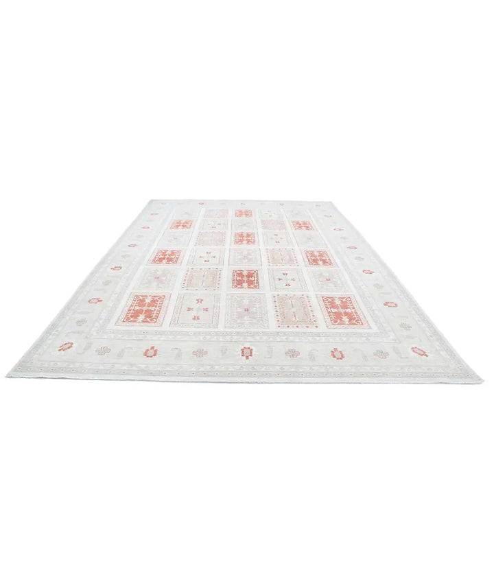 Afghan Serenity Rug 9' 8" x 13' 8" Hand-Knotted | No. AT45818