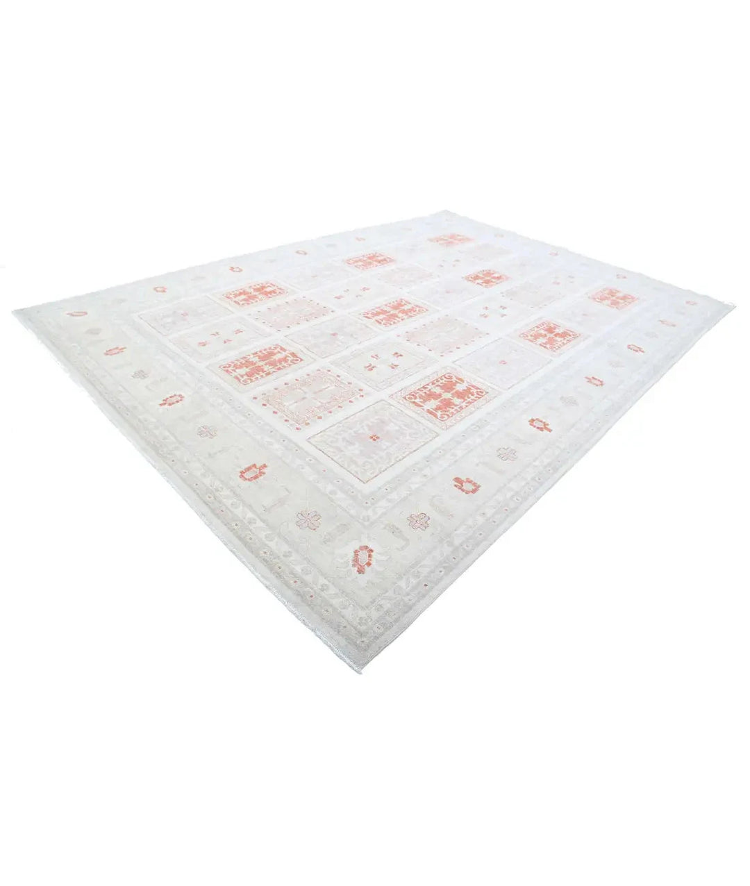 Afghan Serenity Rug 9' 8" x 13' 8" Hand-Knotted | No. AT45818