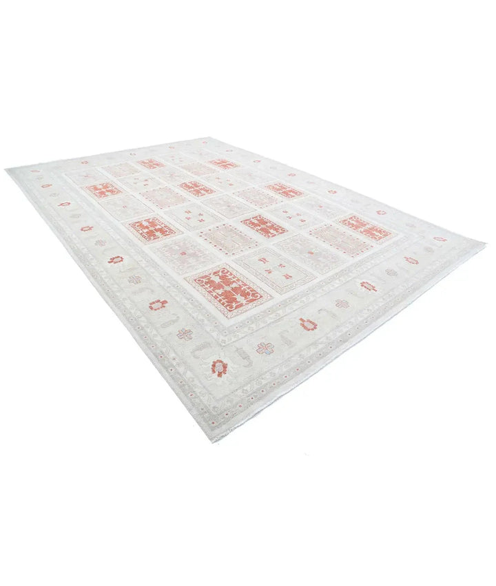 Afghan Serenity Rug 9' 8" x 13' 8" Hand-Knotted | No. AT45818