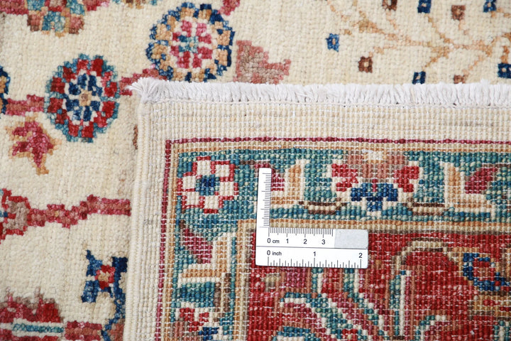 Afghan Ziegler Rug 4' 10" x 6' 5" Hand-Knotted | No. AT45840