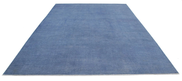 Afghan Overdye Rug 8' 11" x 12' 2" Hand-Knotted | No. AT45844