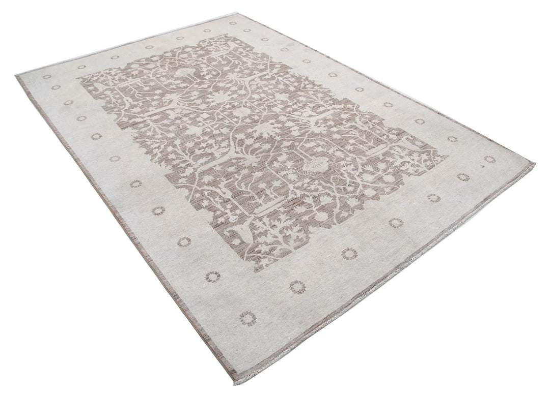Afghan Serenity Rug 6' 0" x 8' 2" Hand-Knotted | No. AT45848