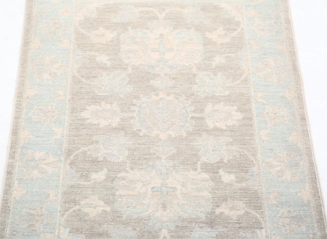 Afghan Serenity Rug 2' 0" x 2' 10" Hand-Knotted | No. AT45849