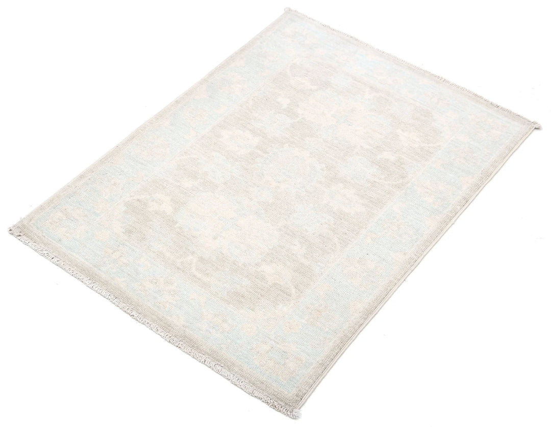 Afghan Serenity Rug 2' 0" x 2' 10" Hand-Knotted | No. AT45849