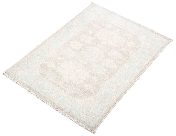 Afghan Serenity Rug 2' 0" x 2' 10" Hand-Knotted | No. AT45849