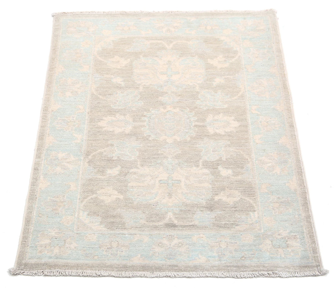 Afghan Serenity Rug 2' 0" x 2' 10" Hand-Knotted | No. AT45849