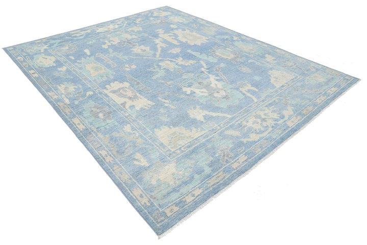Afghan Oushak Rug 8' 0" x 10' 0" Hand-Knotted | No. AT45907