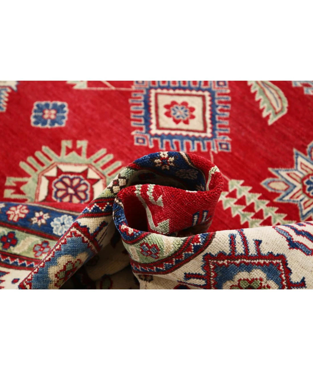 Afghan Kazak Rug 10' 3" x 14' 0" Hand-Knotted | No. AT45960