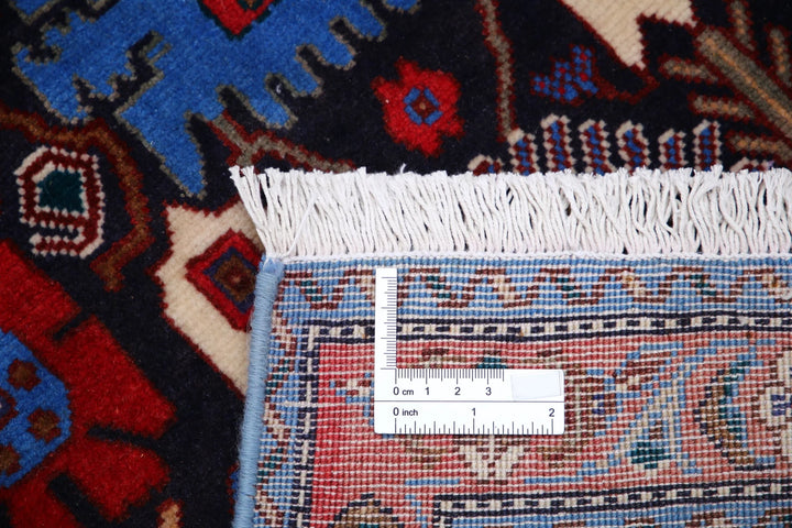 Persian Varamin Runner Rug 3' 3" x 12' 8" Hand-Knotted | No. AT45969