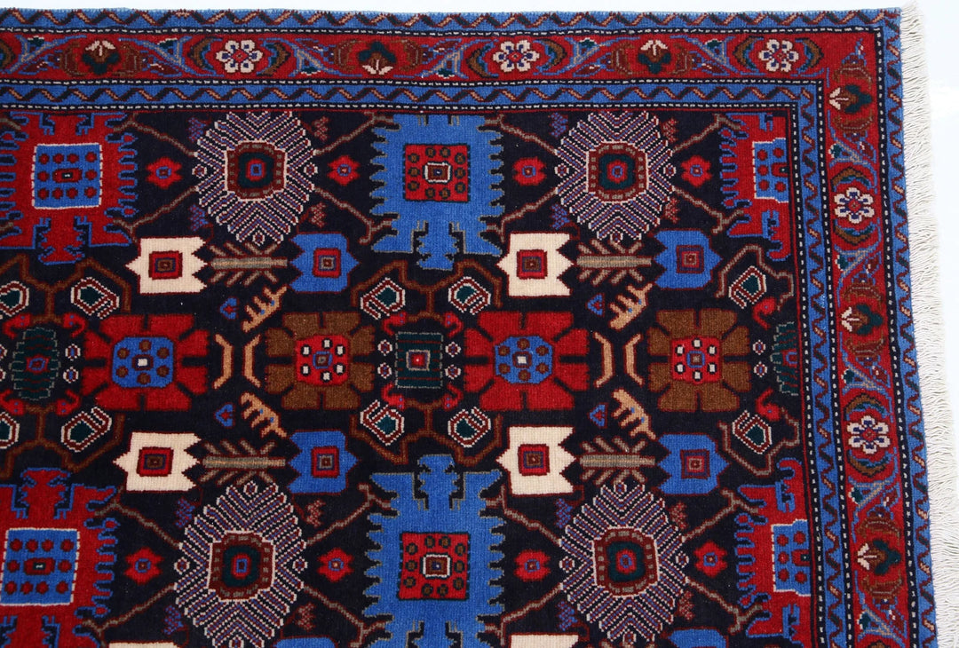 Persian Varamin Runner Rug 3' 3" x 12' 8" Hand-Knotted | No. AT45969