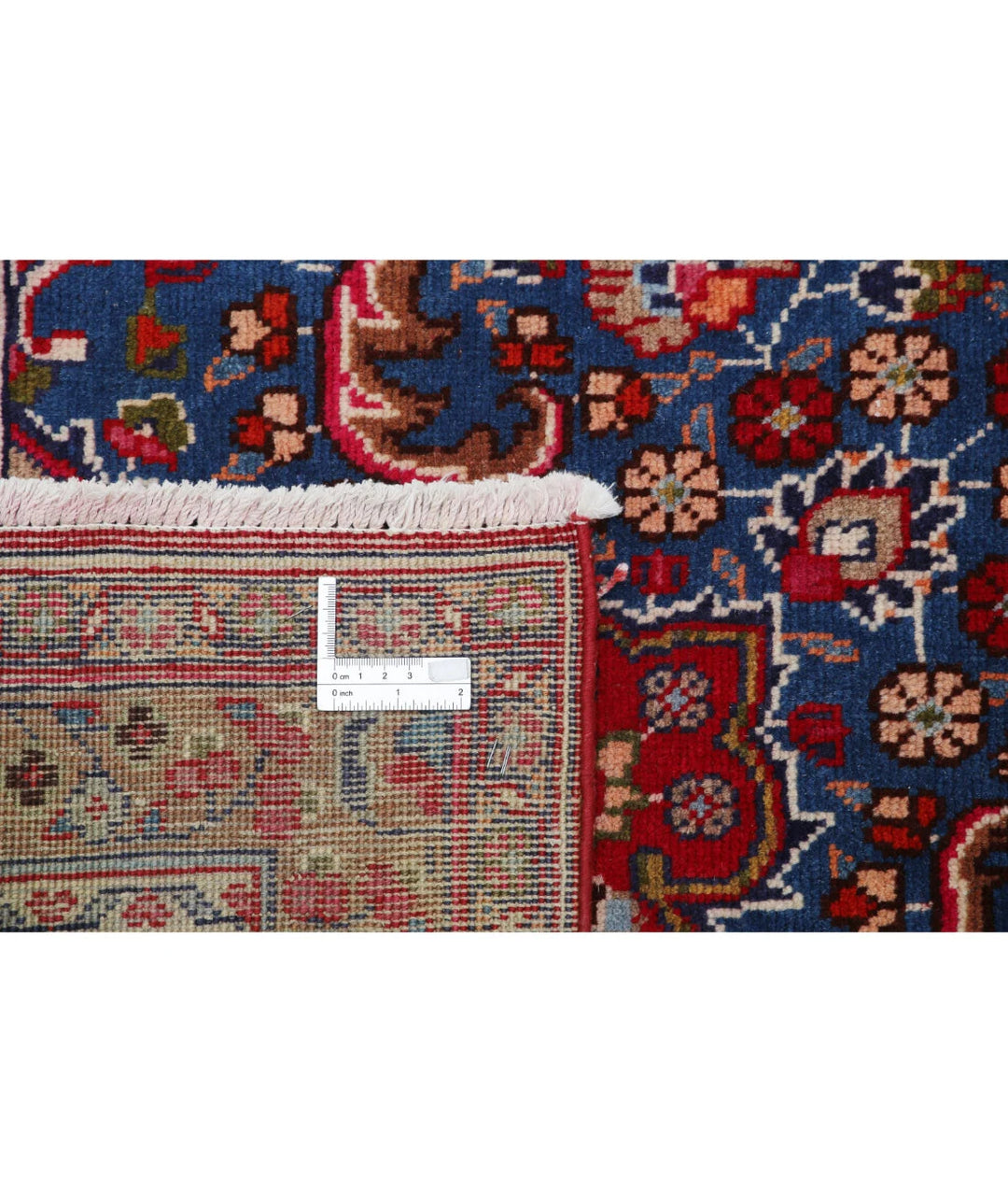 Persian Mashad Rug 9' 5" x 13' 4" Hand-Knotted | No. AT46024