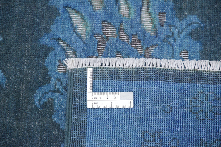 Blue Afghan Oriental Rug 6' 1" x 8' 7" Hand-Knotted | No. AT46069