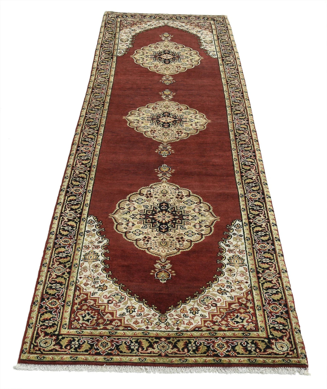 Indian Ziegler Rug 2' 8" x 9' 7" Hand-Knotted | No. AT46125