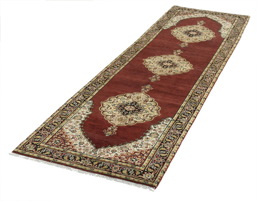 Indian Ziegler Rug 2' 8" x 9' 7" Hand-Knotted | No. AT46125