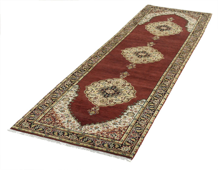 Indian Ziegler Rug 2' 8" x 9' 7" Hand-Knotted | No. AT46125