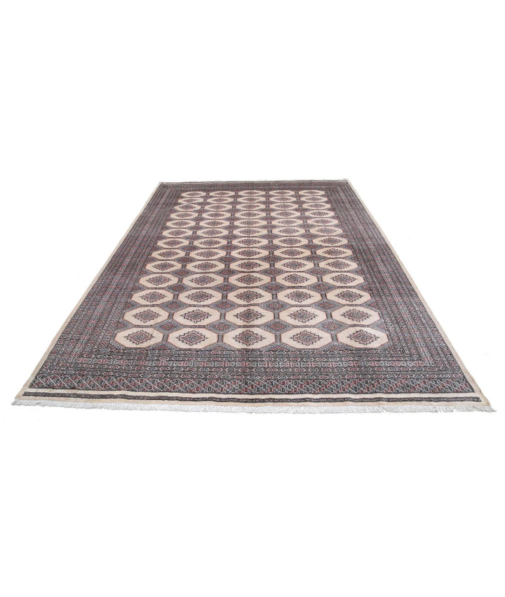Pakistani Bokhara Rug 7' 9" x 10' 9" Hand-Knotted | No. AT46183