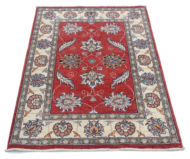 Afghan Ziegler Rug 2' 9" x 4' 3" Hand-Knotted | No. AT46368