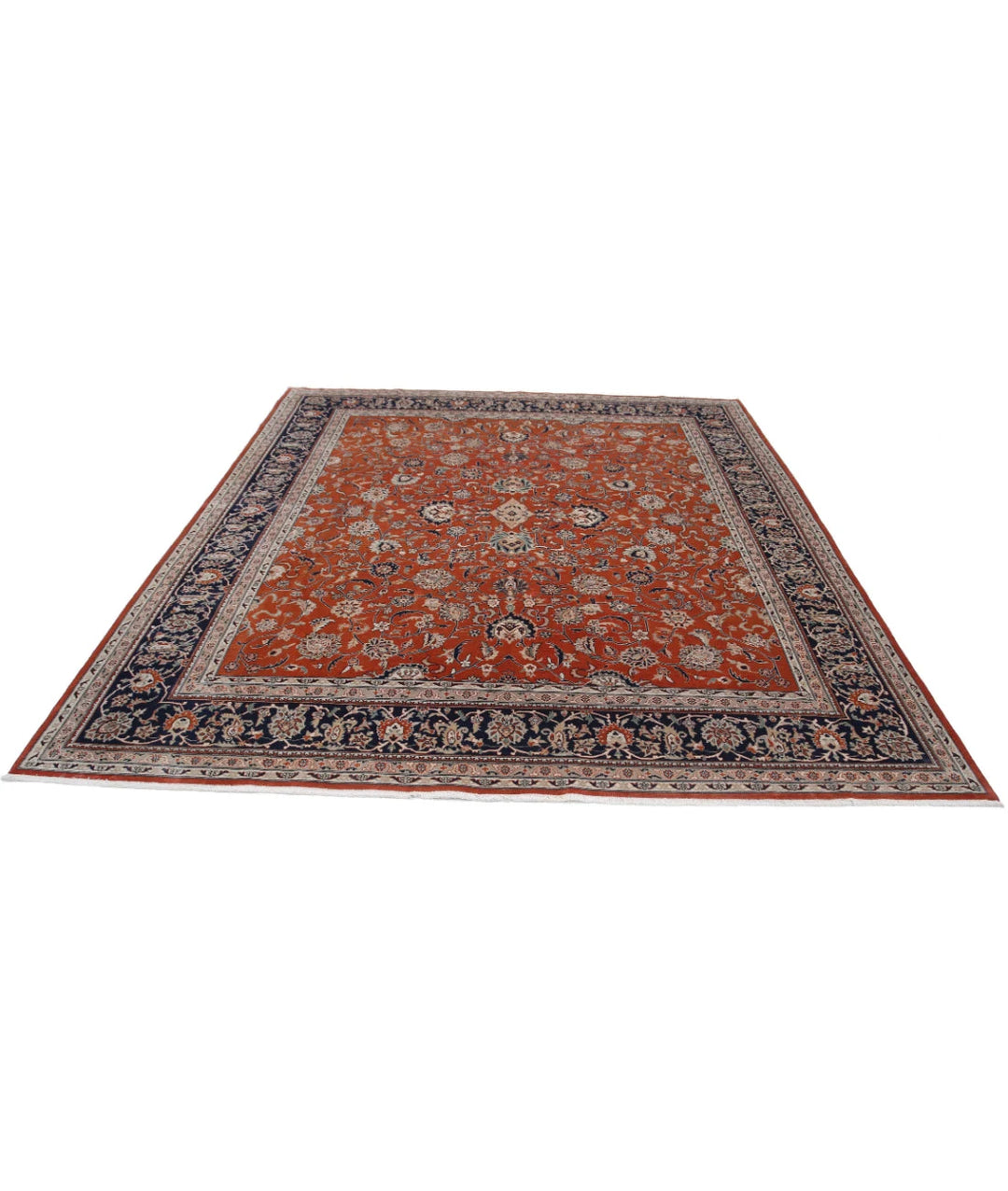 Red Pakistani Oriental Rug [X'X" x X'X"] Hand-Knotted pattern