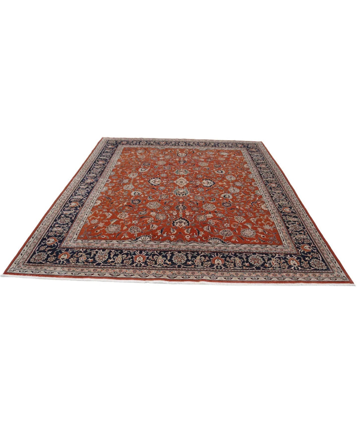Red Pakistani Oriental Rug 8' 5'' x 9' 3'' Hand-Knotted | No. AT46483