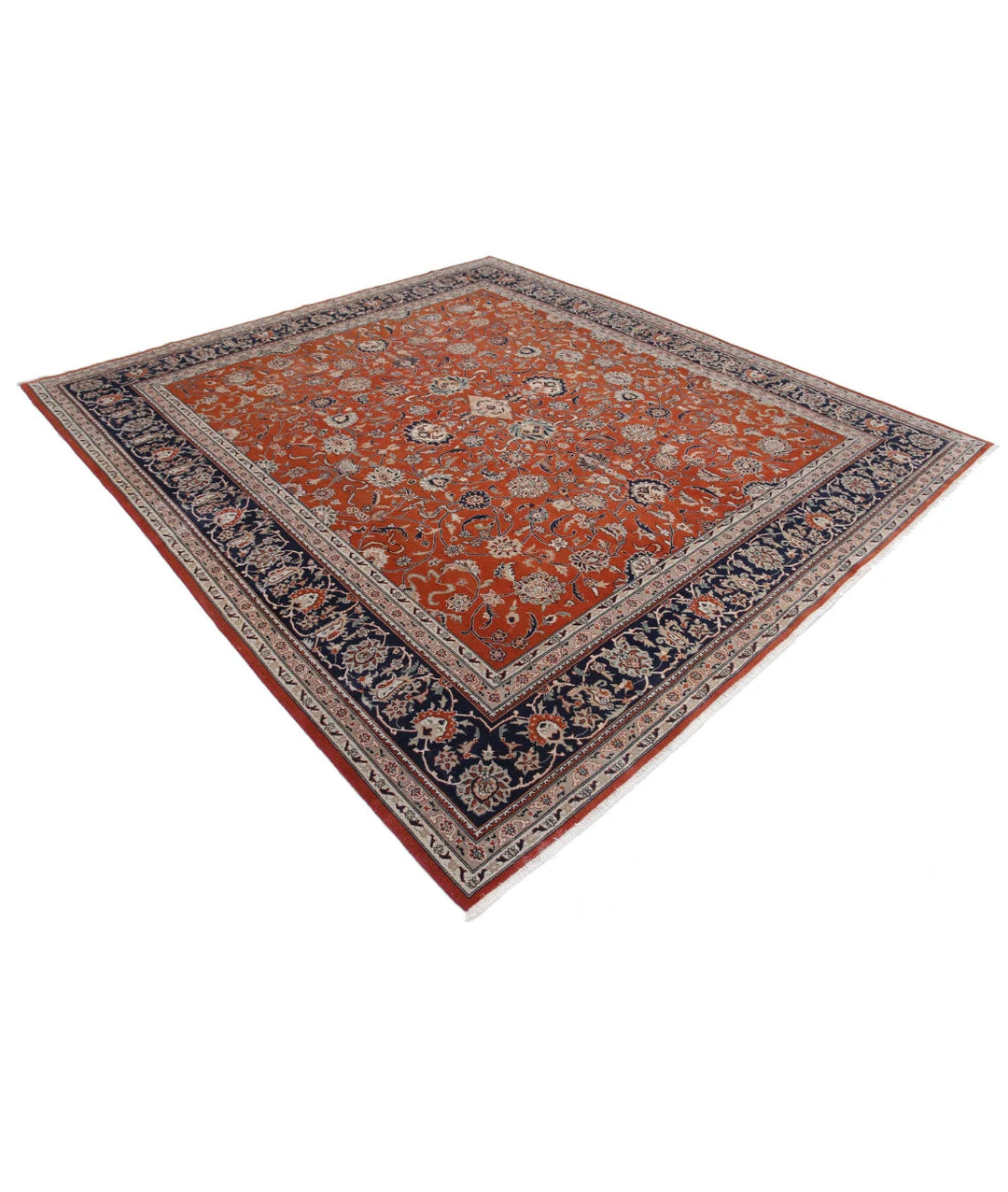 Red Pakistani Oriental Rug [X'X" x X'X"] Hand-Knotted field