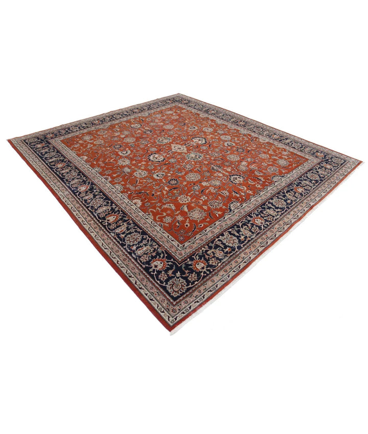 Red Pakistani Oriental Rug 8' 5'' x 9' 3'' Hand-Knotted | No. AT46483