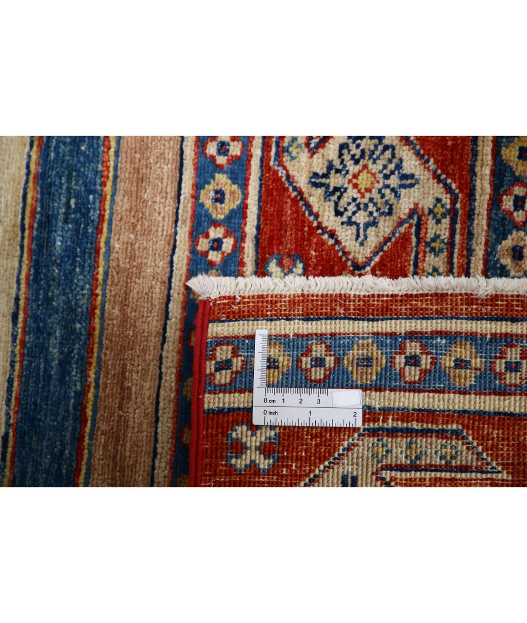 Afghan Khurjeen Rug 5' 6" x 7' 7" Hand-Knotted | No. AT46508