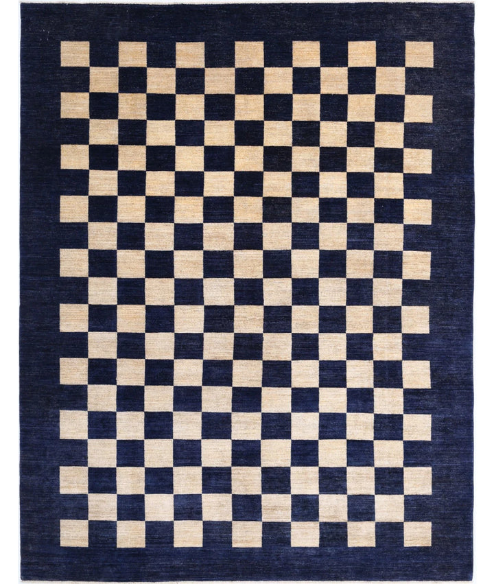 Afghan Modcar Rug 7' 10" x 10' 2" Hand-Knotted | No. AT46557