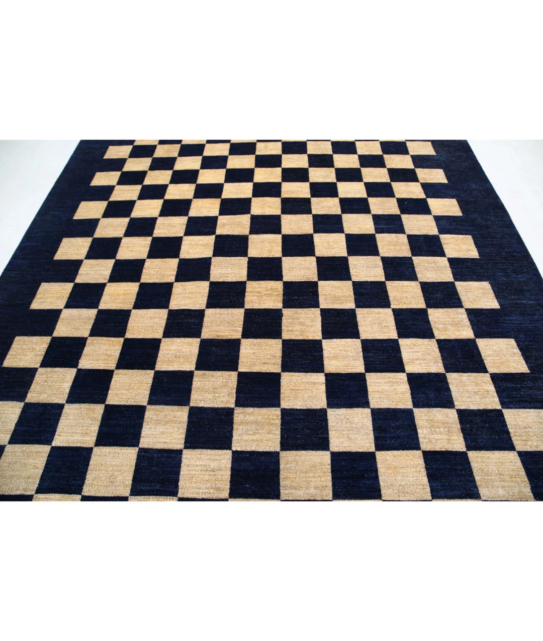 Afghan Modcar Rug 7' 10" x 10' 2" Hand-Knotted | No. AT46557