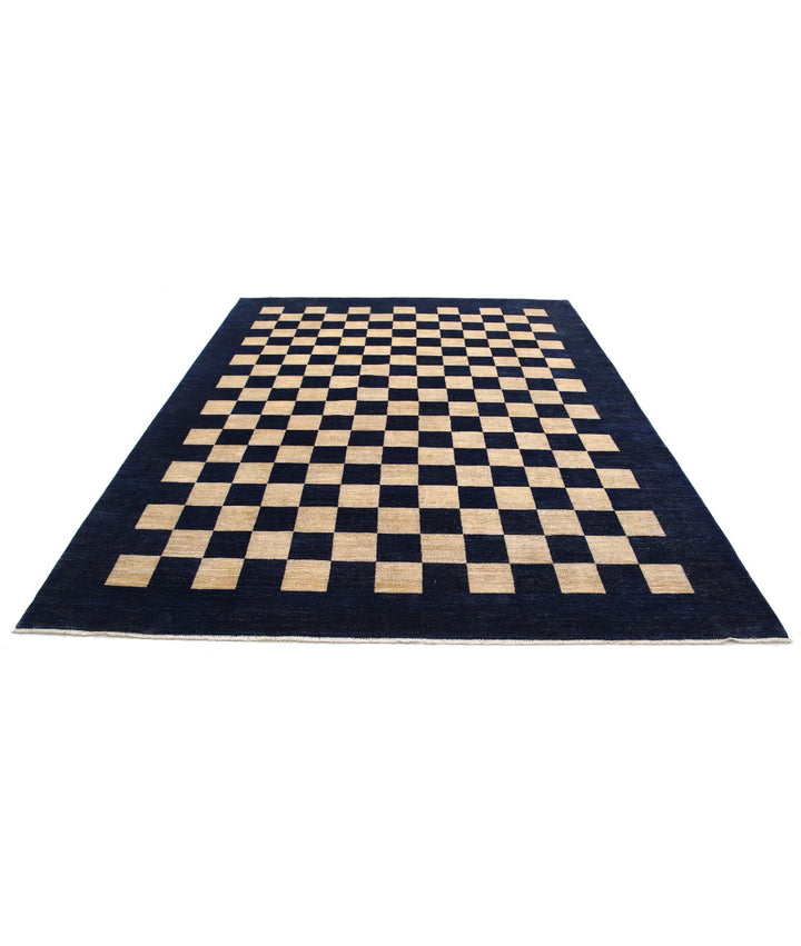 Afghan Modcar Rug 7' 10" x 10' 2" Hand-Knotted | No. AT46557