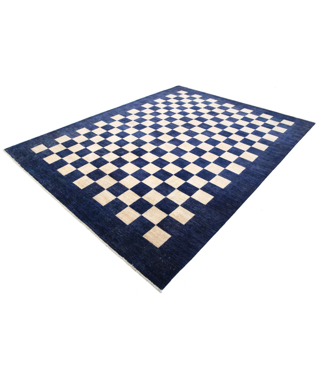 Afghan Modcar Rug 7' 10" x 10' 2" Hand-Knotted | No. AT46557