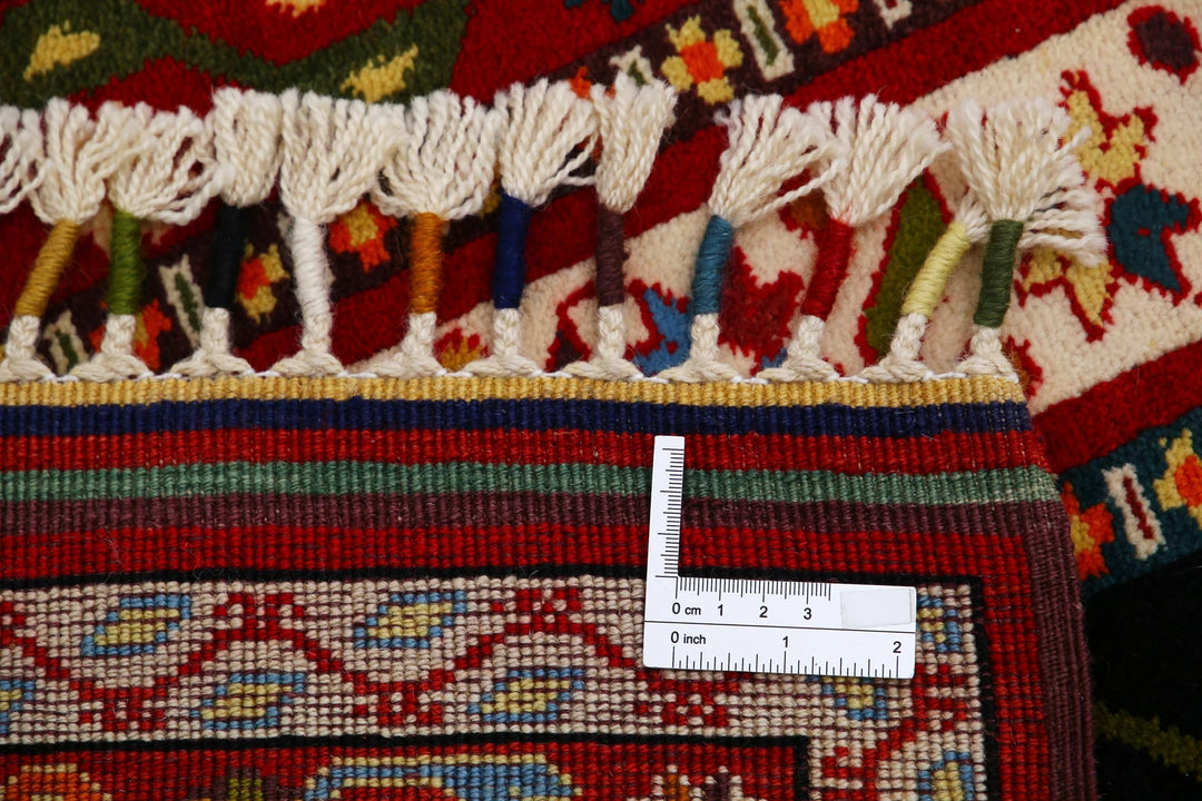 Afghan Shaal Rug 4' 5" x 6' 2" Hand-Knotted | No. AT46616