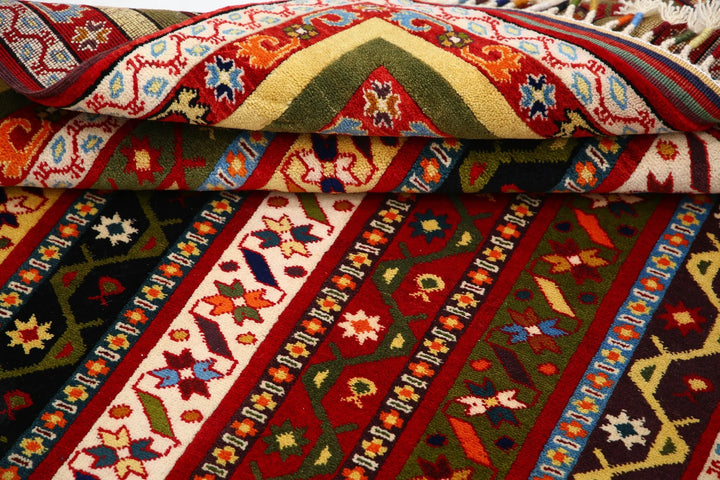 Afghan Shaal Rug 4' 5" x 6' 2" Hand-Knotted | No. AT46616