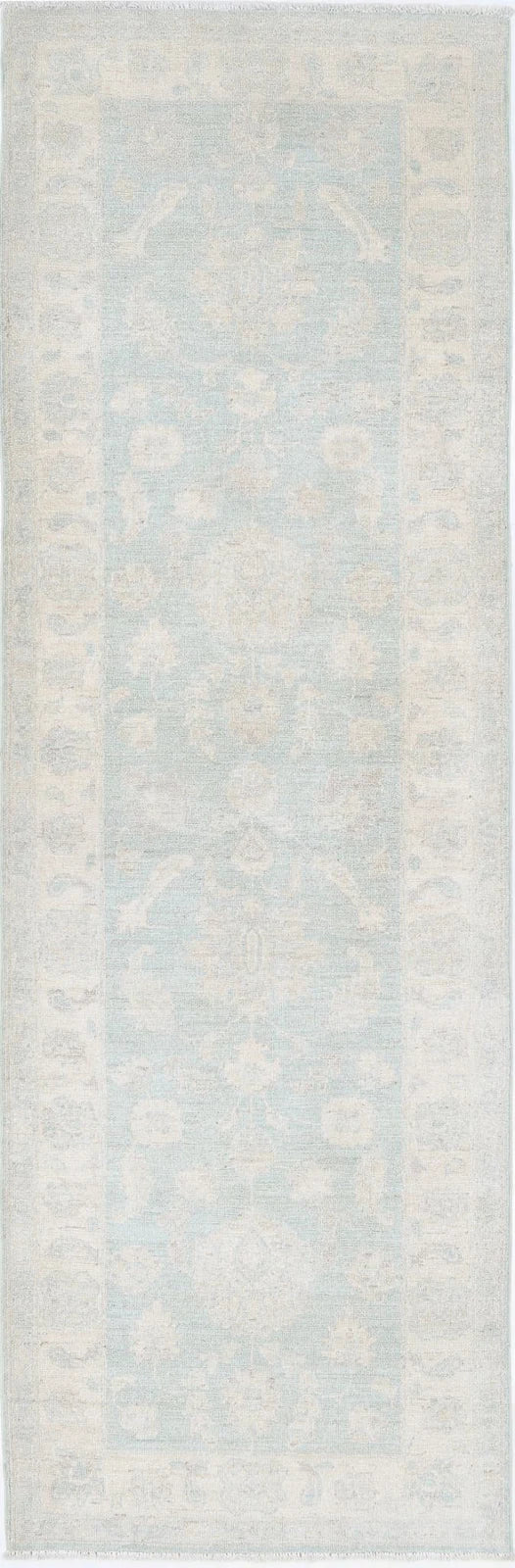 Afghan Serenity Runner Rug 2' 7" x 8' 0" Hand-Knotted | No. AT46707