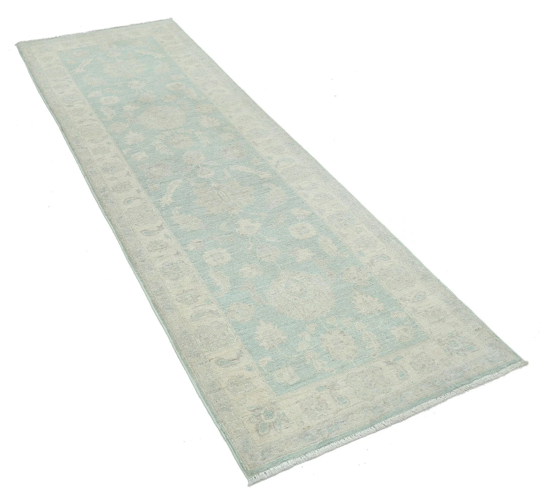 Afghan Serenity Runner Rug 2' 7" x 8' 0" Hand-Knotted | No. AT46707