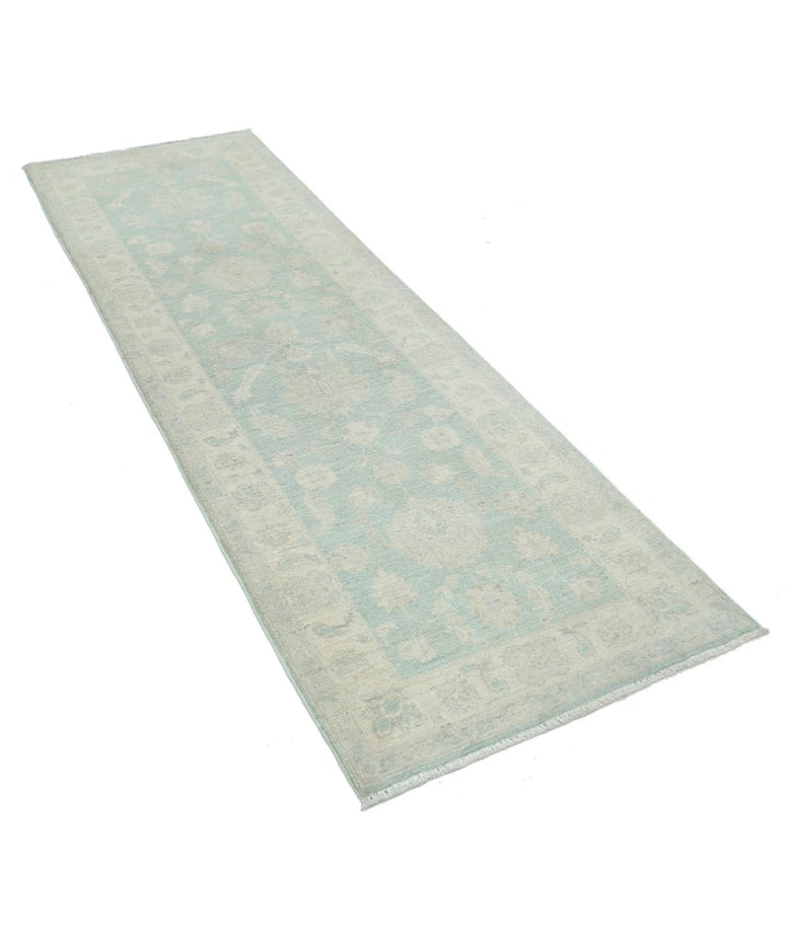 Afghan Serenity Runner Rug 2' 7" x 8' 0" Hand-Knotted | No. AT46707