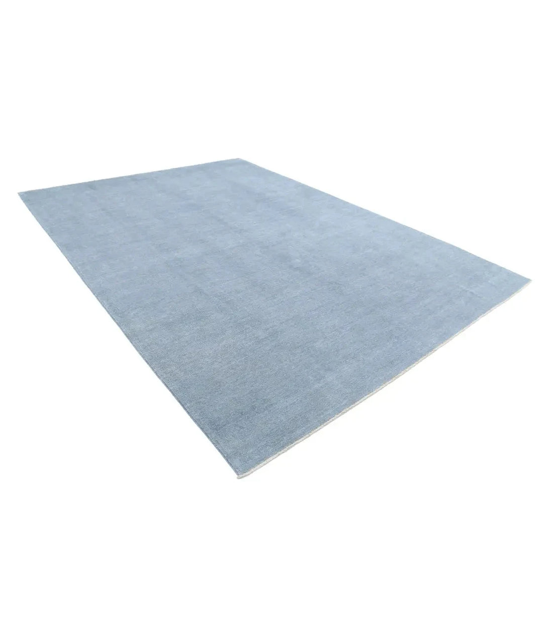 Grey Afghan Overdye Rug 9' 0" x 12' 3" Hand-Knotted | No. AT47139