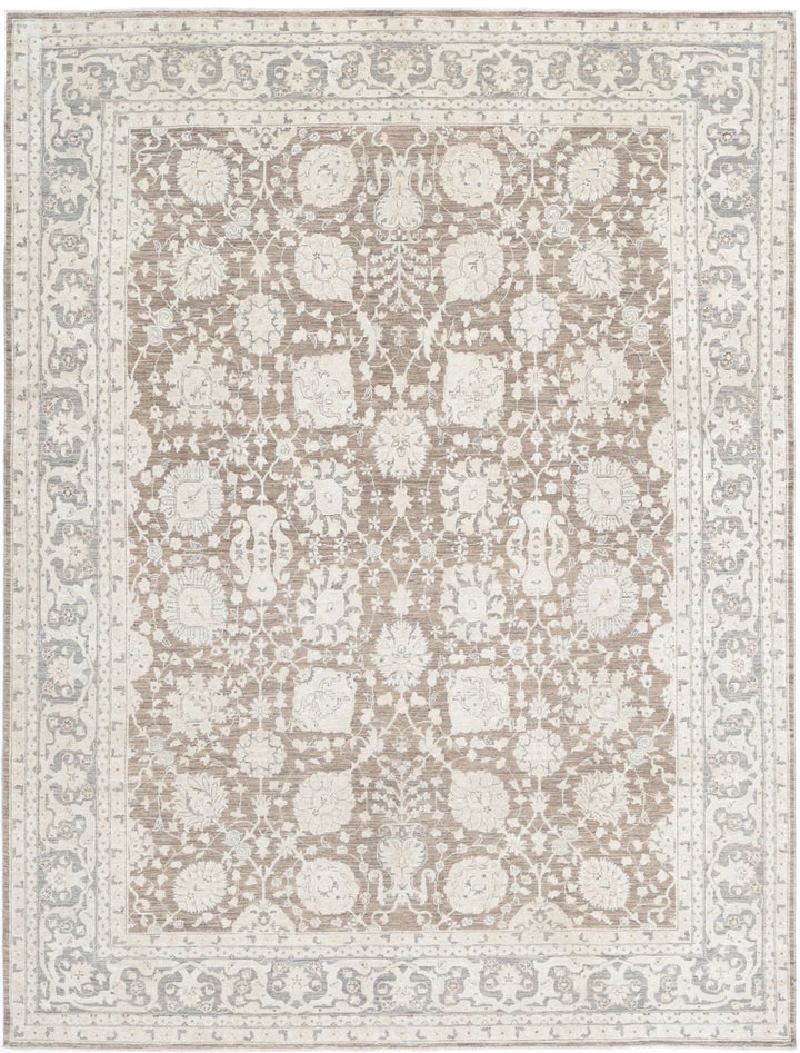 Afghan Ziegler Rug 7' 9" x 10' 0" Hand-Knotted | No. AT47194