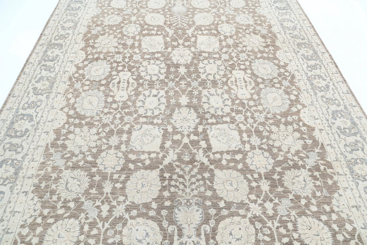 Afghan Ziegler Rug 7' 9" x 10' 0" Hand-Knotted | No. AT47194