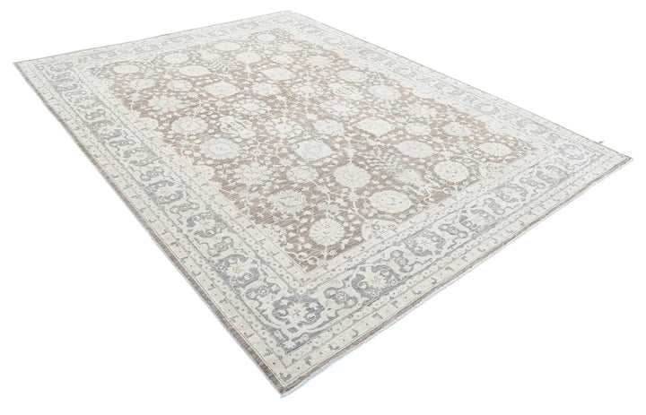 Afghan Ziegler Rug 7' 9" x 10' 0" Hand-Knotted | No. AT47194