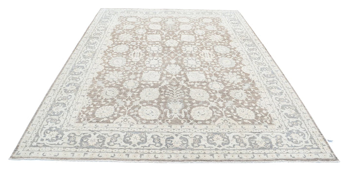 Afghan Ziegler Rug 7' 9" x 10' 0" Hand-Knotted | No. AT47194