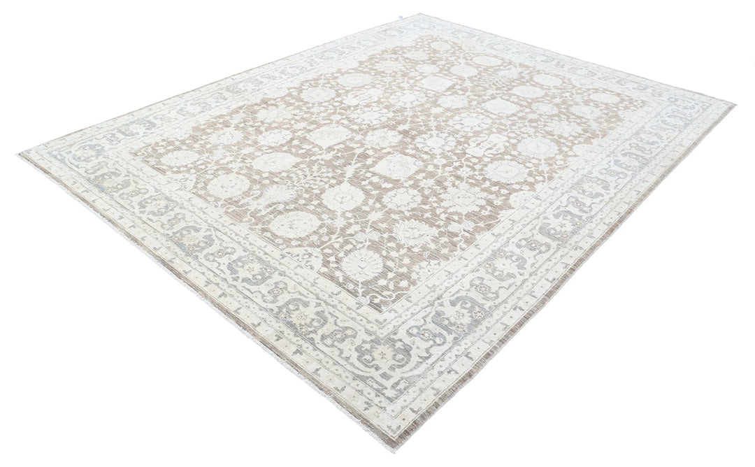 Afghan Ziegler Rug 7' 9" x 10' 0" Hand-Knotted | No. AT47194