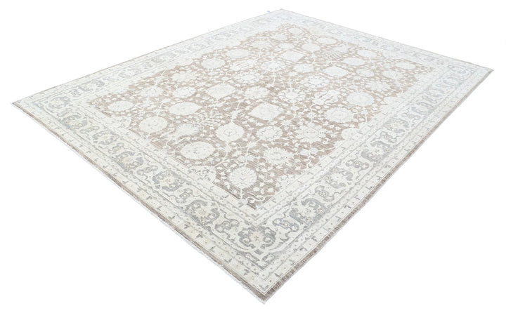 Afghan Ziegler Rug 7' 9" x 10' 0" Hand-Knotted | No. AT47194