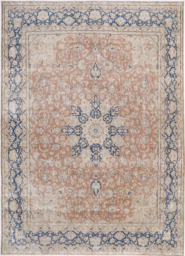 Persian Tabriz Rug 9' 9" x 12' 11" Hand-Knotted | No. AT47253