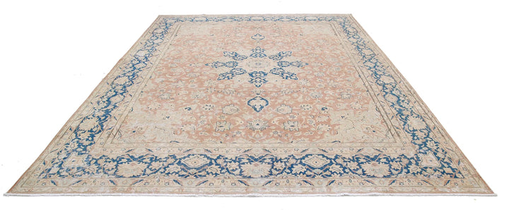 Persian Tabriz Rug 9' 9" x 12' 11" Hand-Knotted | No. AT47253