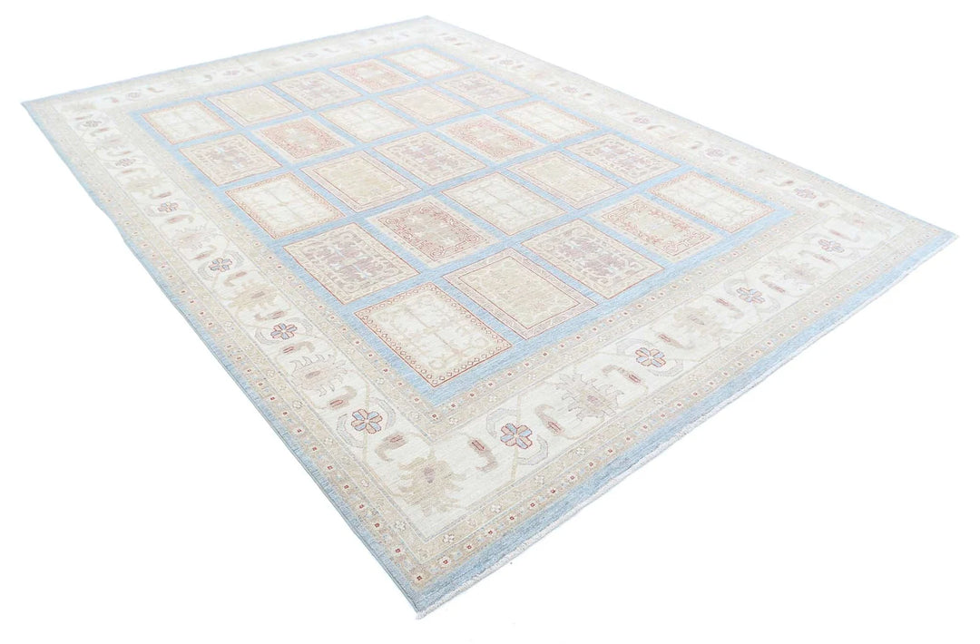 Afghan Serenity Rug 8' 1" x 10' 11" Hand-Knotted | No. AT47304