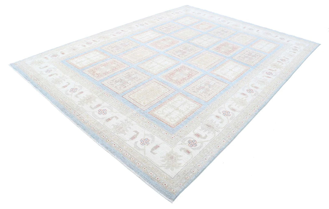 Afghan Serenity Rug 8' 1" x 10' 11" Hand-Knotted | No. AT47304