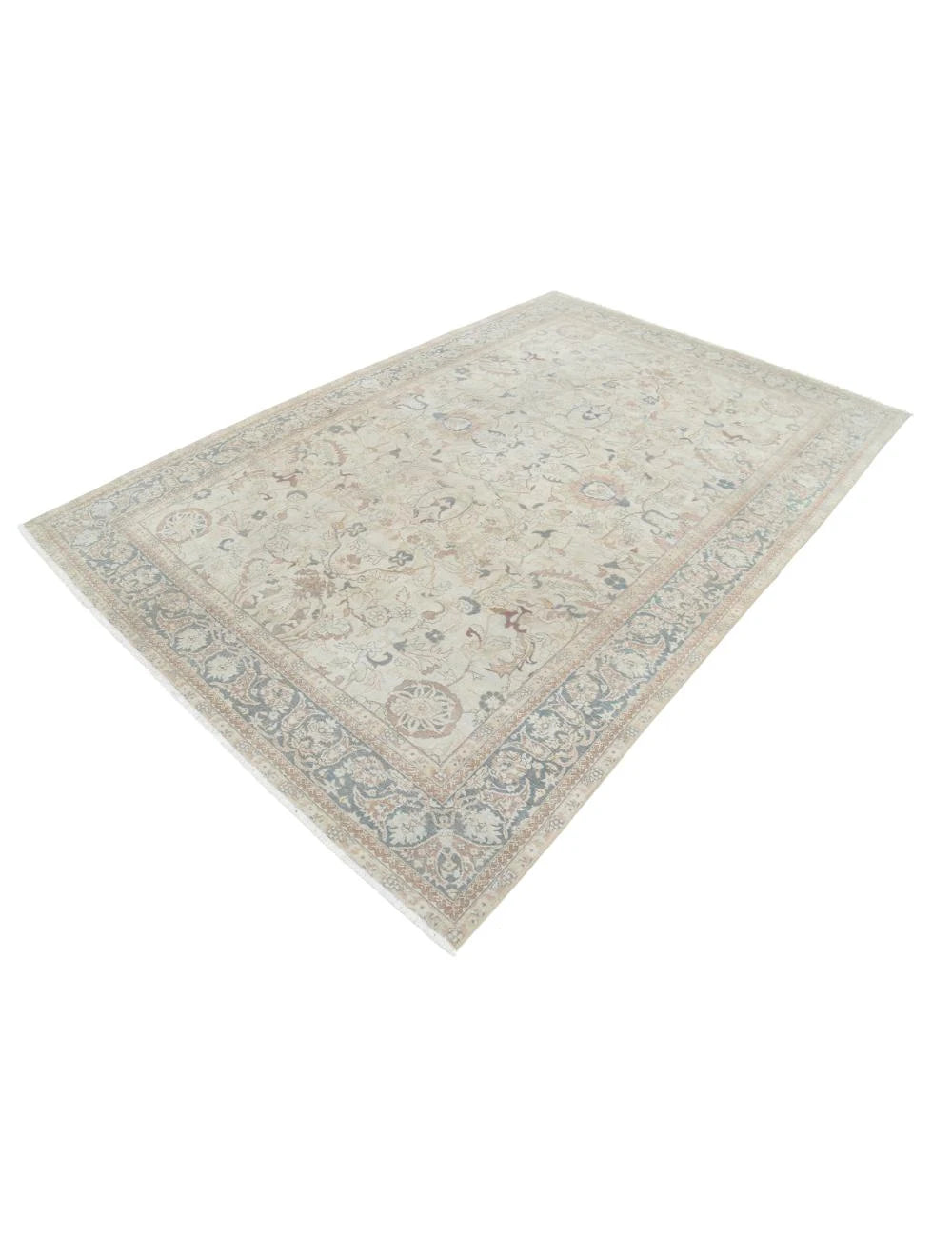 Persian Tabriz Rug 6' 5" x 9' 7" Hand-Knotted | No. AT47325