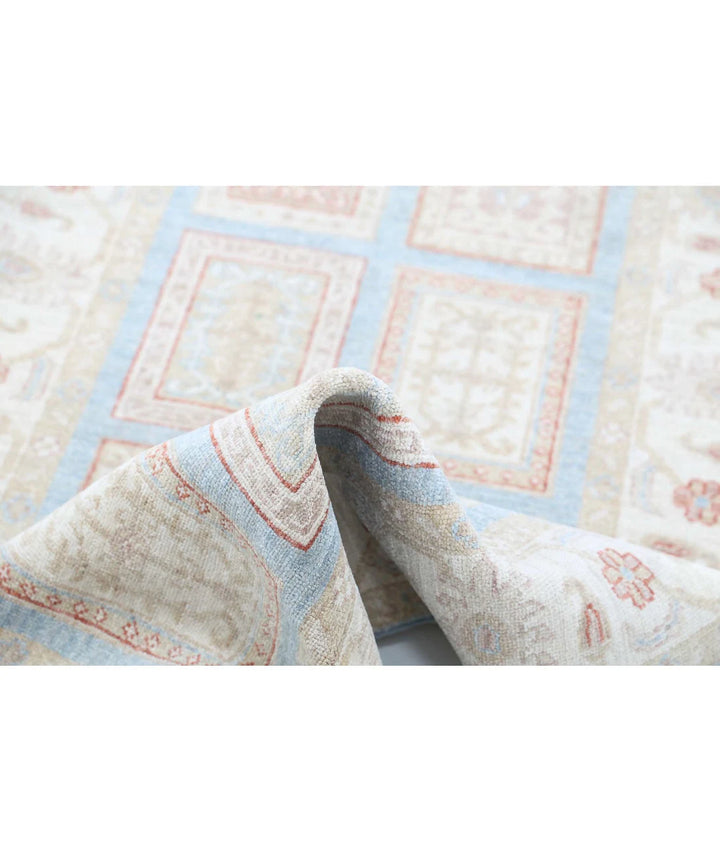 Afghan Bakhtiari Runner Rug 2' 9" x 10' 0" Hand-Knotted | No. AT47333