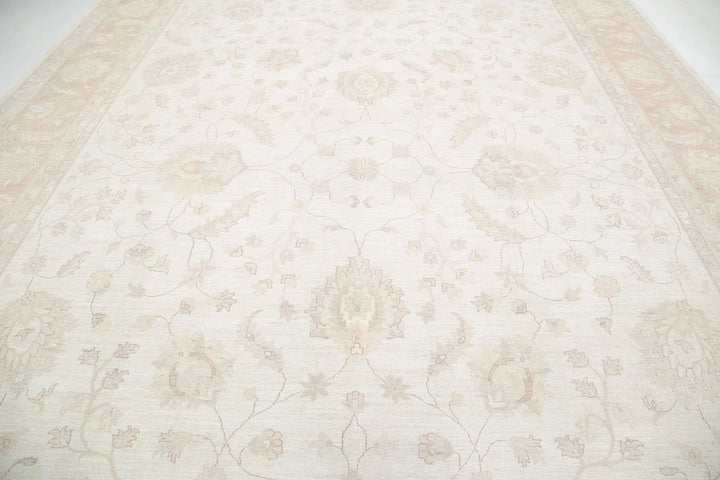 Afghan Serenity Rug 12' 4" x 18' 1" Hand-Knotted | No. AT47335