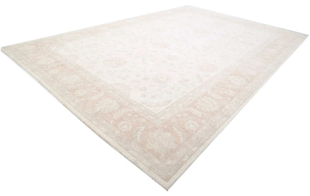 Afghan Serenity Rug 12' 4" x 18' 1" Hand-Knotted | No. AT47335